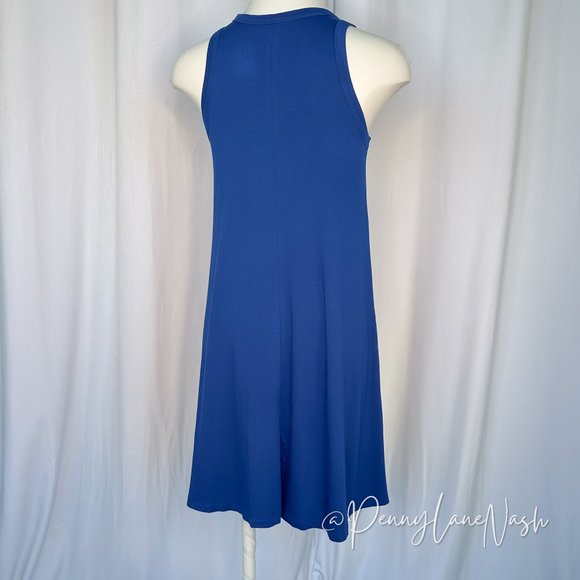 NWT a New Day Women's Stretchy Tank Dress Blue - Picture 7 of 8